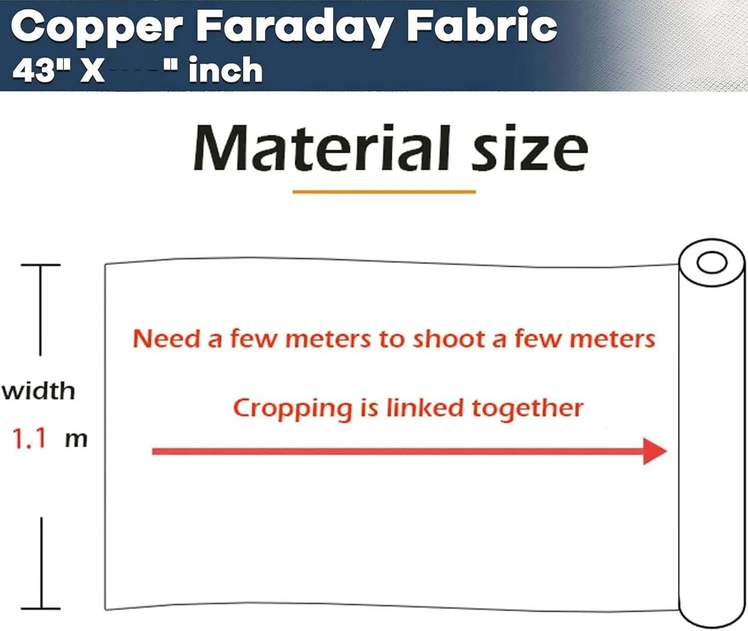 RF Faraday Fabric Faraday Bag Cloth WiFi Cell RFID EMF Shielding Blocking Faraday Cloth Anti-Static WiFi Electromagnetic Anti Radiation,gold-9x1.1m