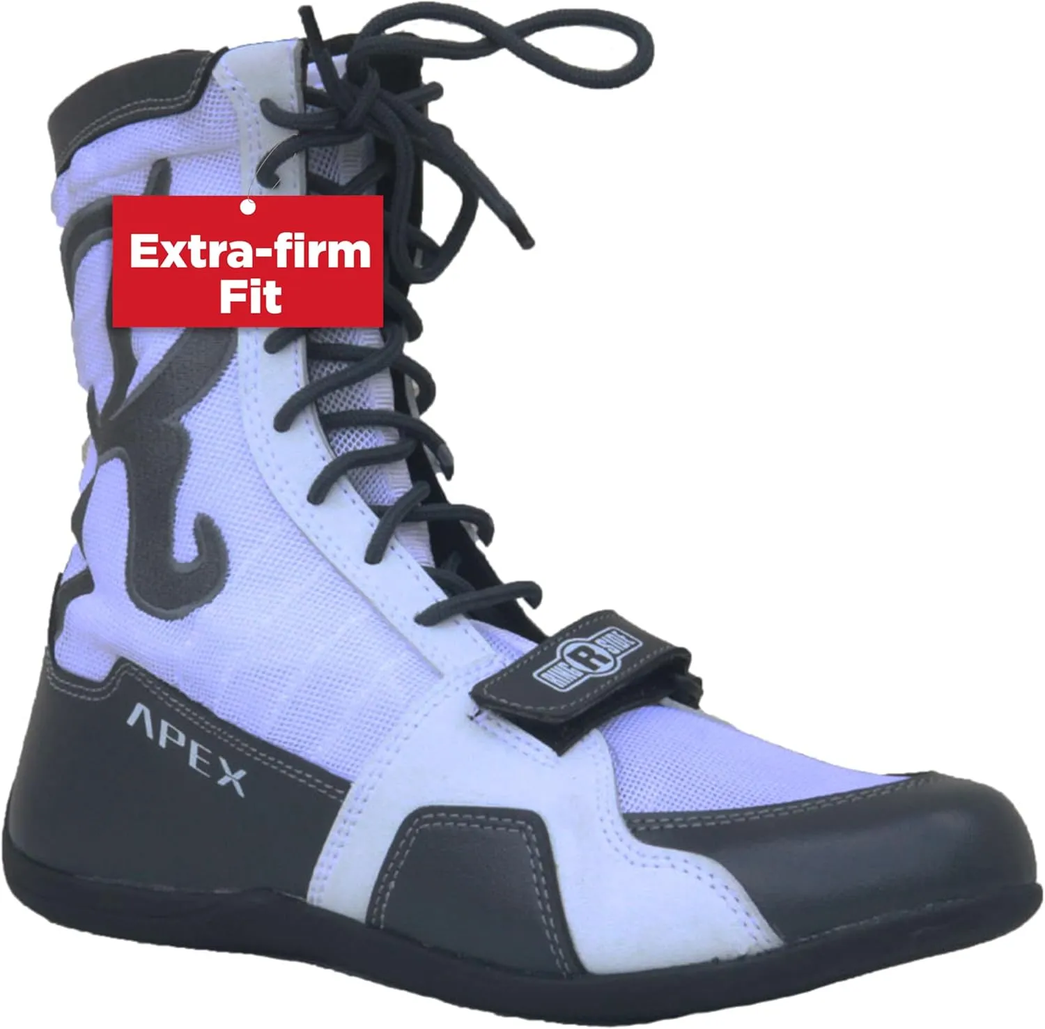 Ringside Apex Elite Boxing Shoes - Synthetic Leather High-Top Ankle Shoes for Men and Women, Boxing, Wrestling, Workout, Training, Competition, (2-13)
