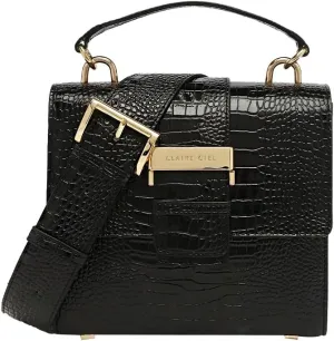 Roc Bag Medium Woman HandBags Cross and Shoulder Bag, Crocodile Texture