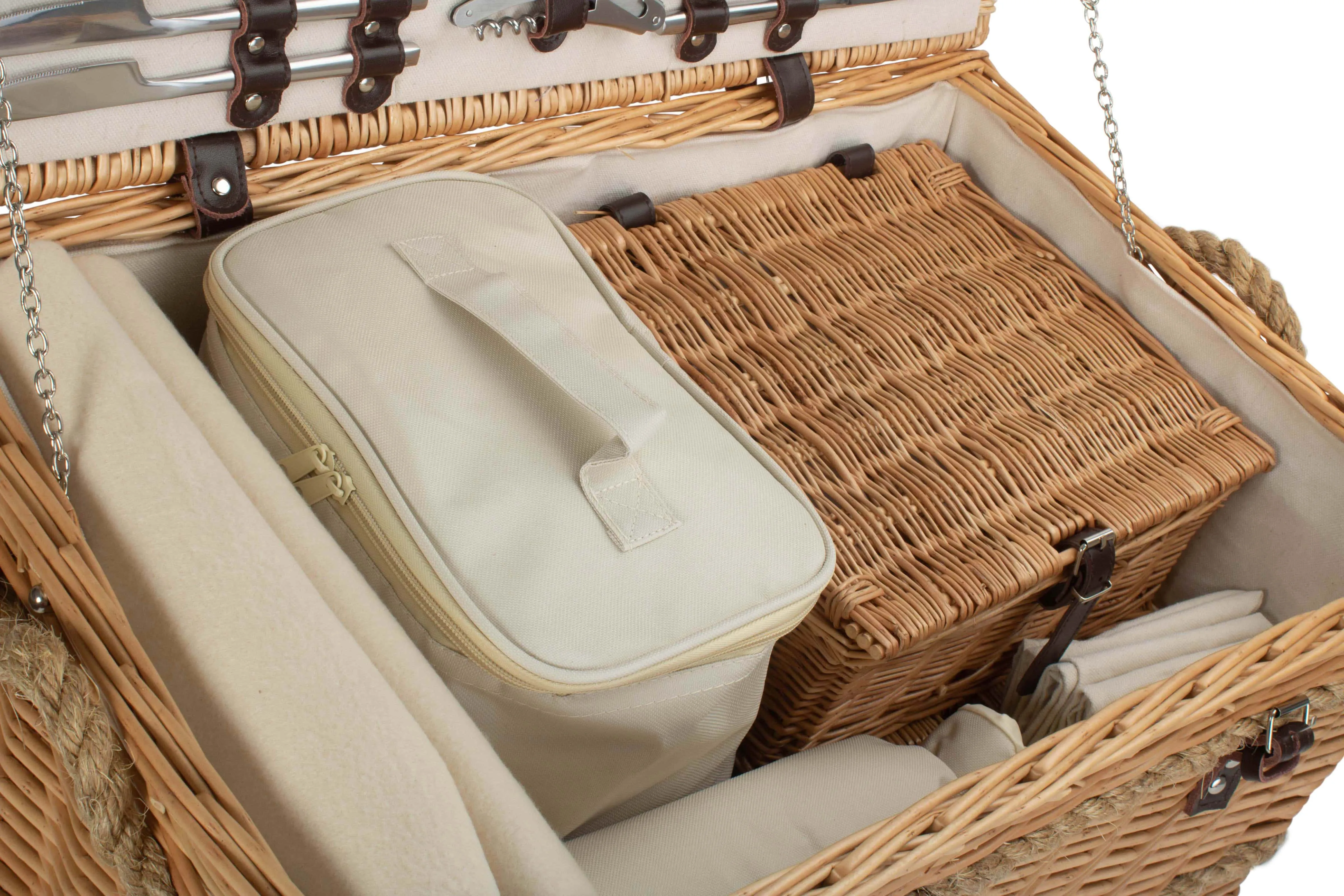 Rope Handled 6 Person Hamper