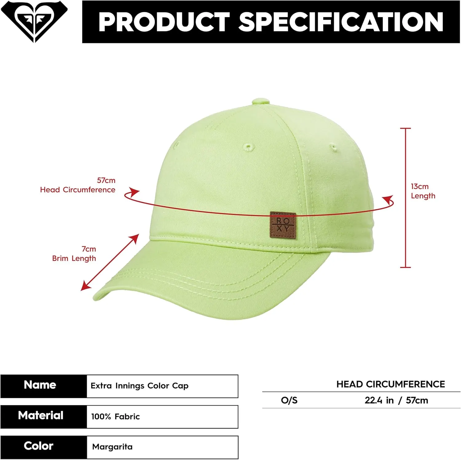 Roxy Women's Extra Innings Baseball Cap