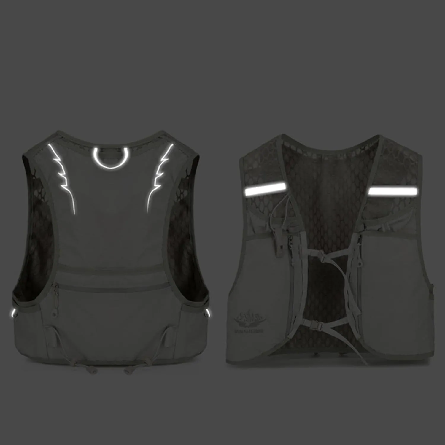 Running Hydration Vest, for Men Women Sport Bag Breathable Lightweight Water Pack Hydration Pack for Jogging Climbing Camping