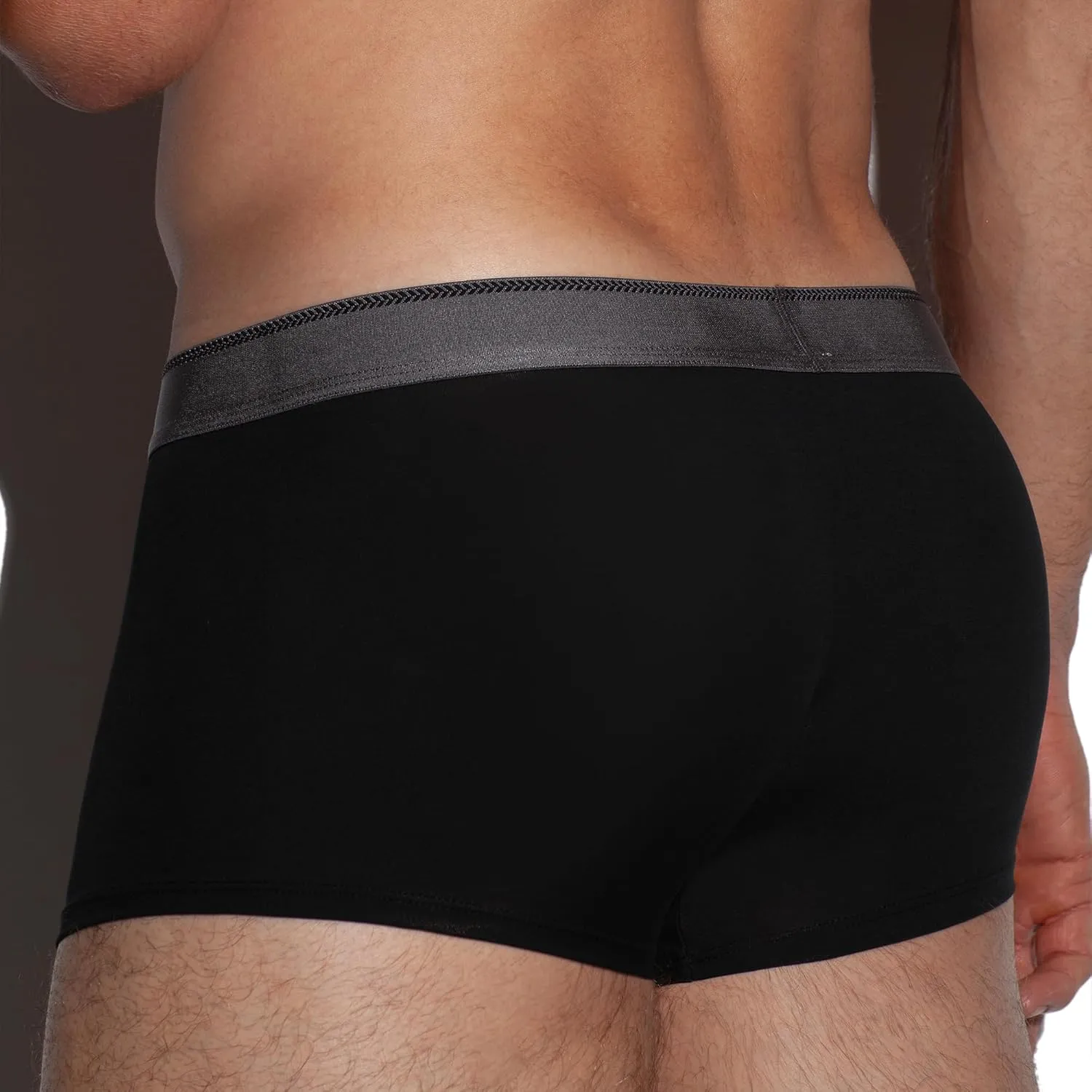 SALIGIA Retro Classic Men's Trunks - Premium Cotton Men's Underwear Pack with Breathable and Supportive Double-Layered Pouch