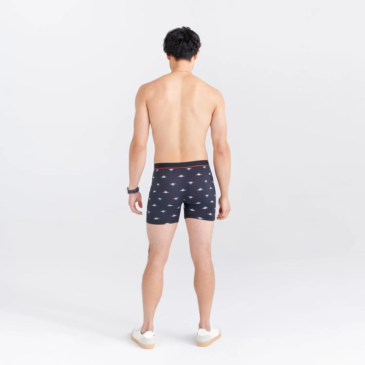 SAXX Underwear Co. Men's Non-Stop Stretch Cotton Boxer Brief Fly