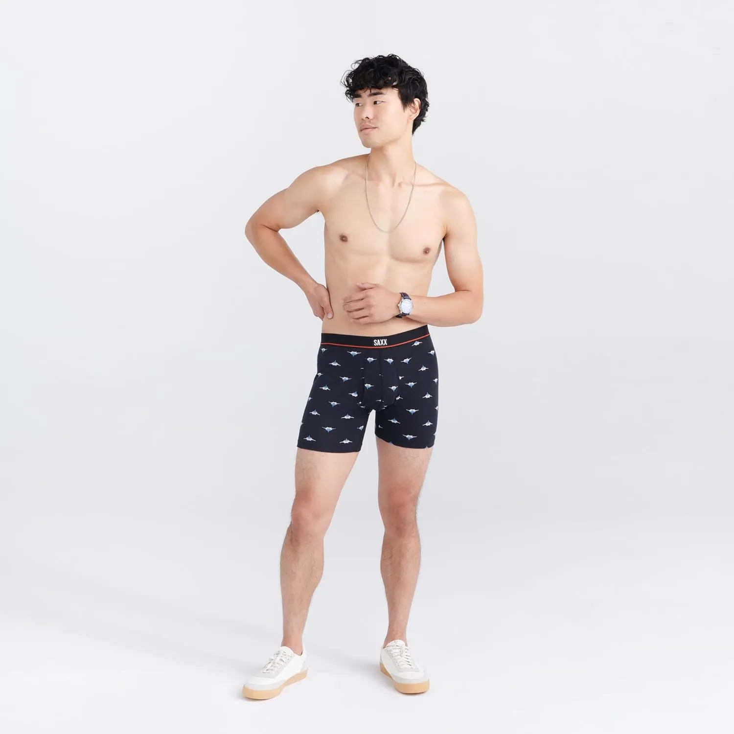 SAXX Underwear Co. Men's Non-Stop Stretch Cotton Boxer Brief Fly