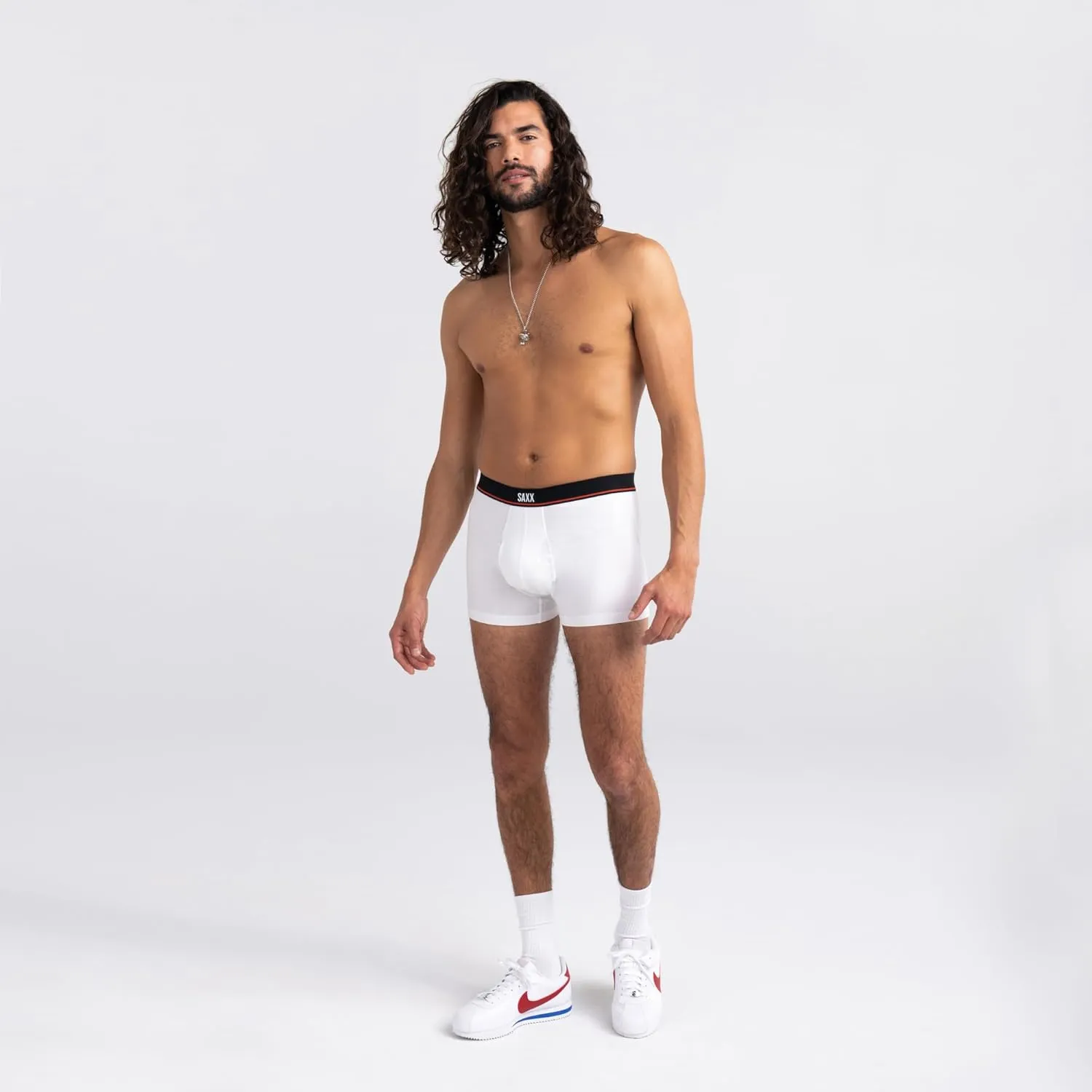 SAXX Underwear Co. Men's Underwear with Pouch Non-Stop Stretch Cotton Trunk Fly 3Pk