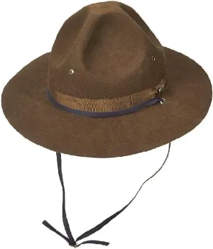 Scala Men's Wool Felt Campaign Hat