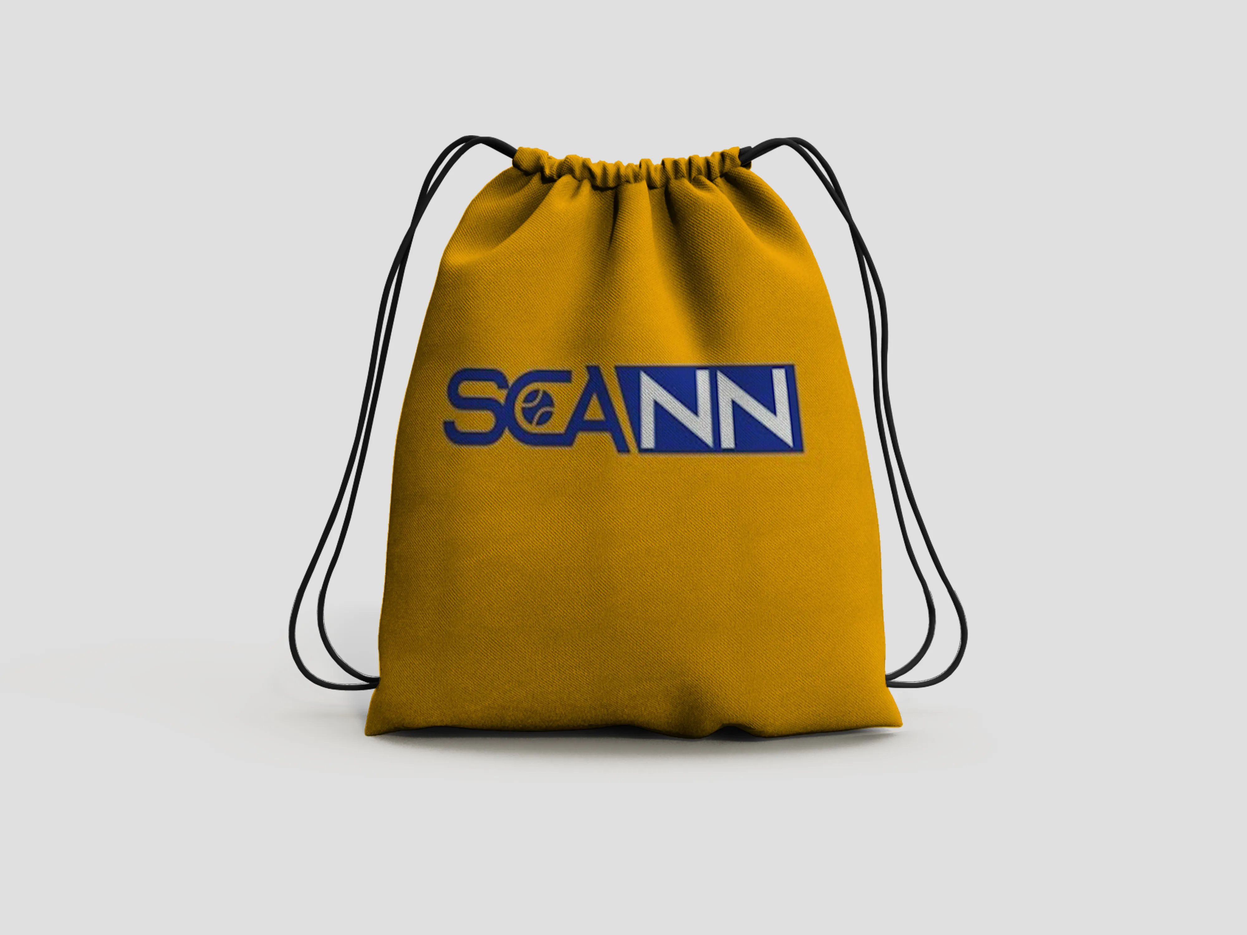 Scann Yellow Drawstring Bag