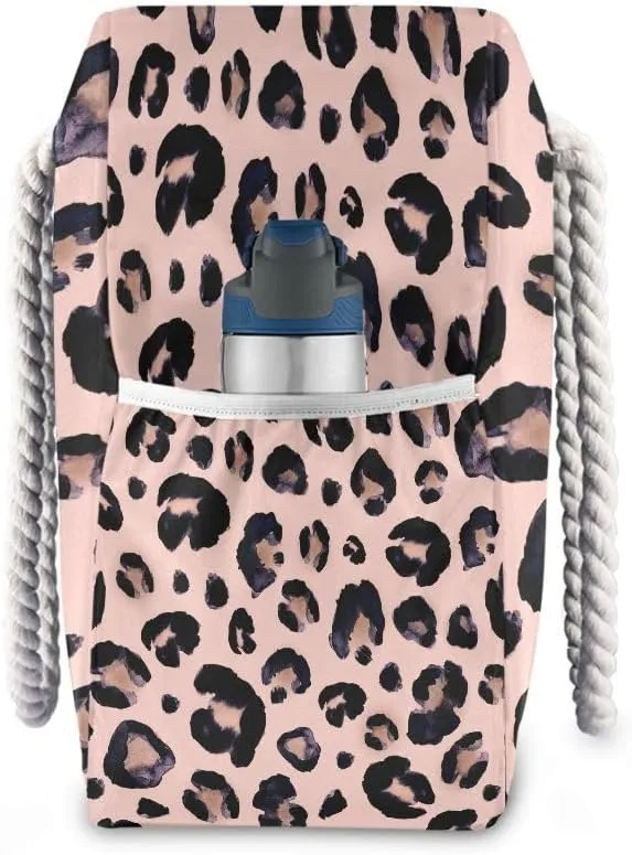 senya Women Large Beach Bag Group Of Many African Animals Travel Tote Bags for Gym Sport Shoulder Bag