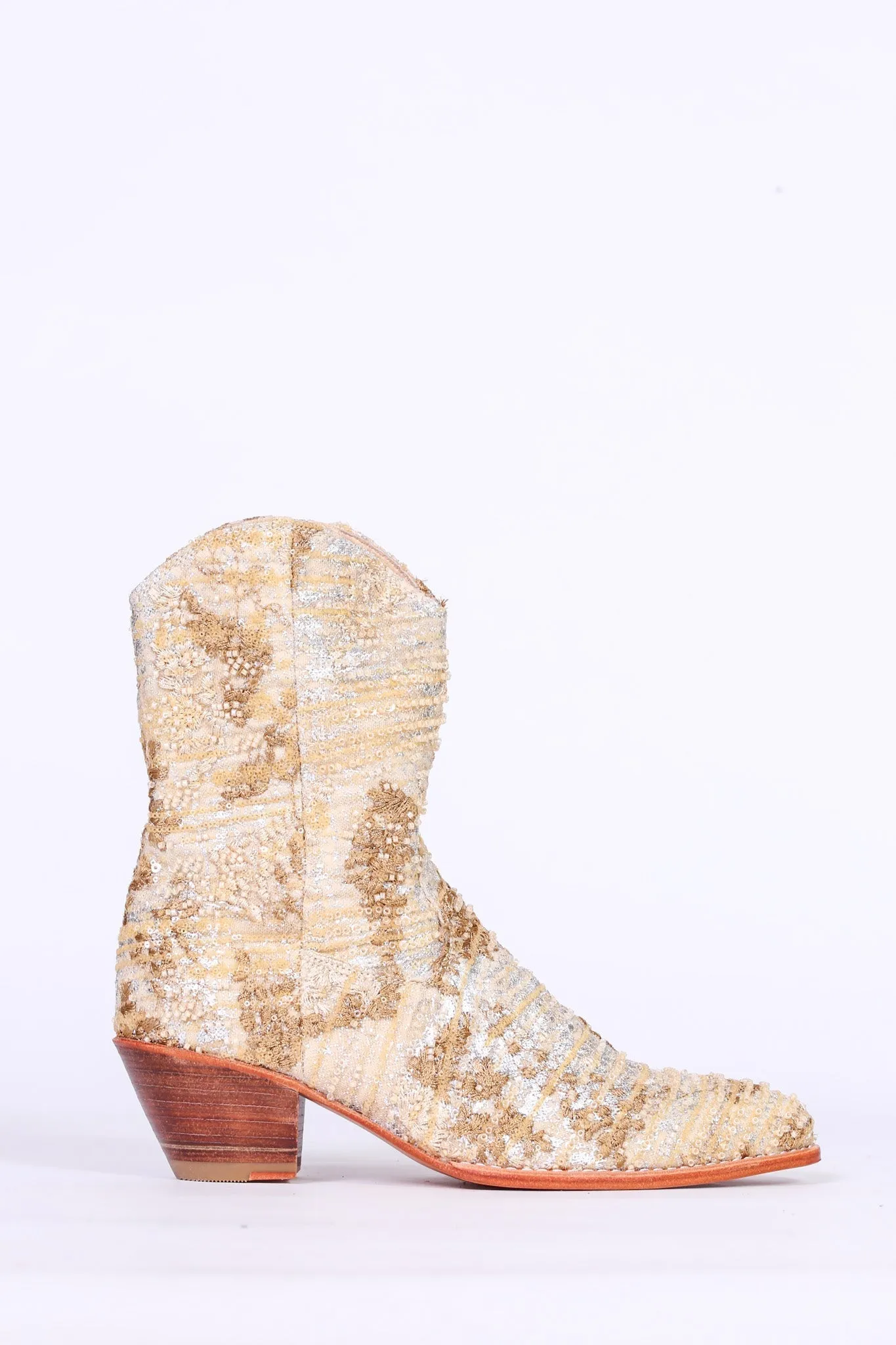 SEQUIN EMBROIDERED BOOTS LIVAS
