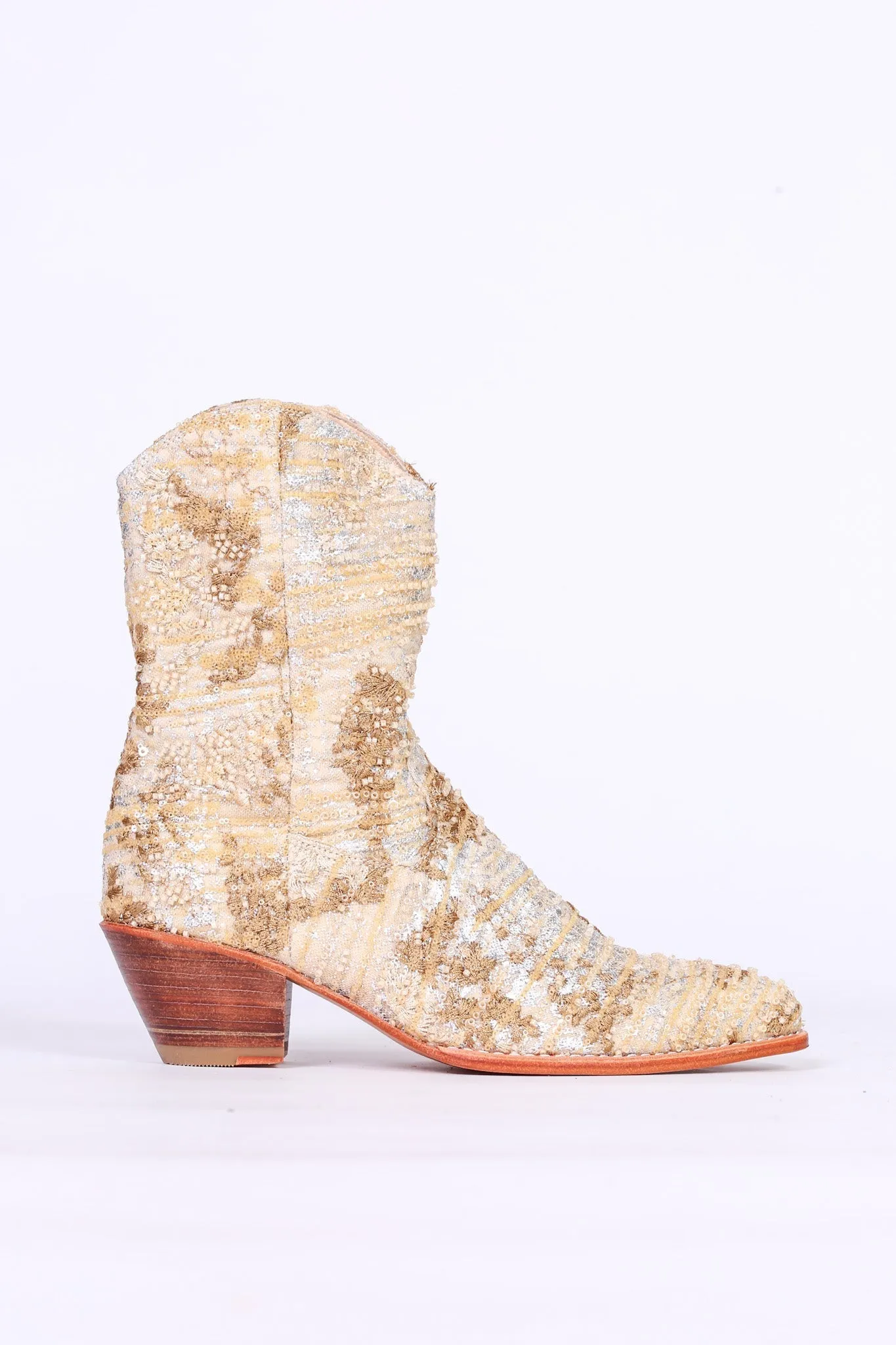 SEQUIN EMBROIDERED BOOTS LIVAS