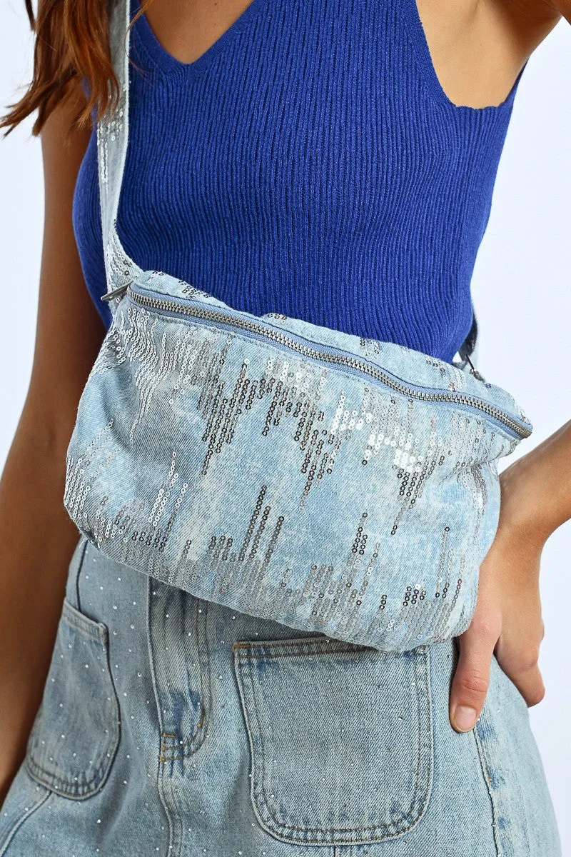 SEQUIN FANNY PACK