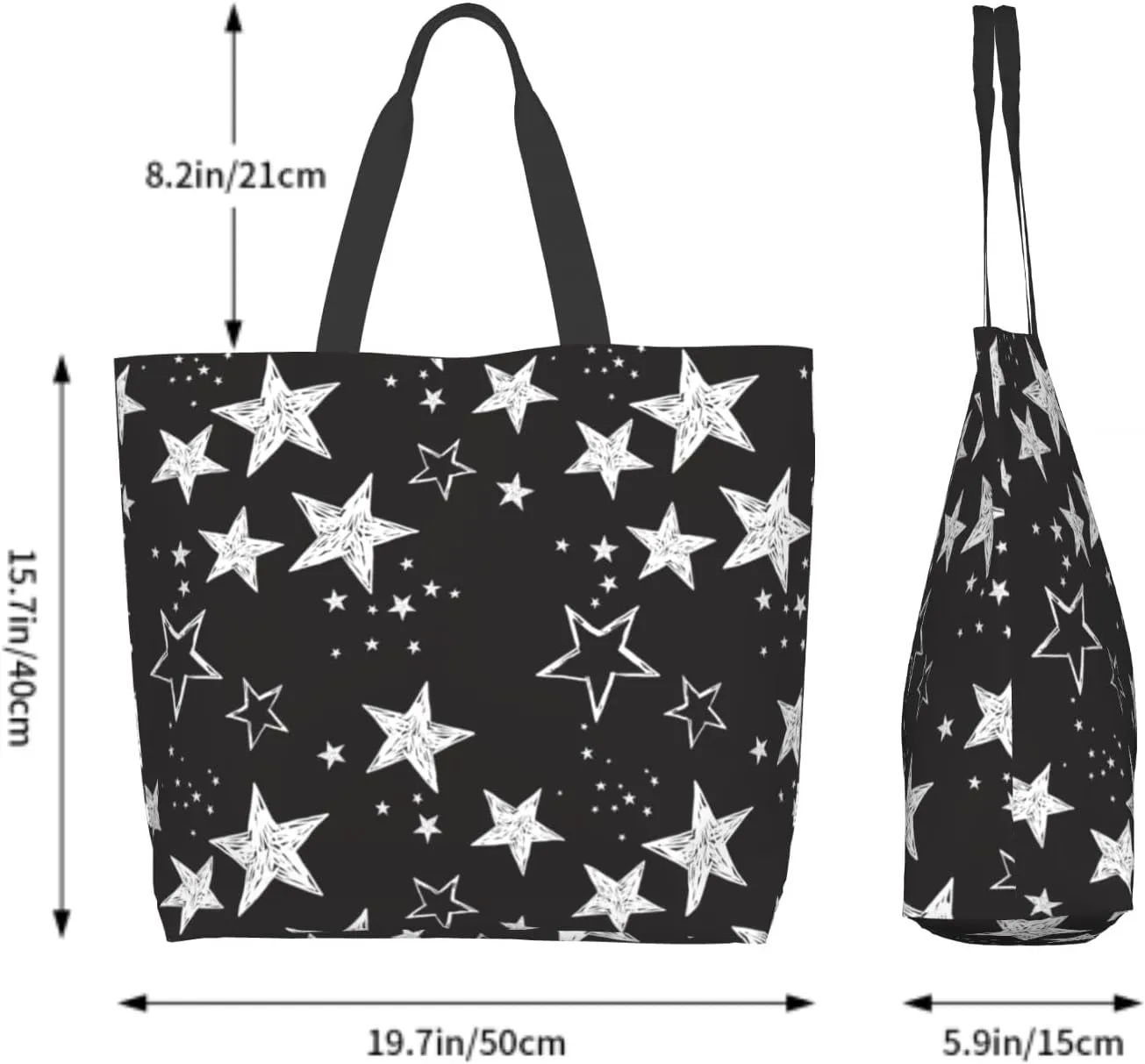 Shoulder Bag Large Reusable Eco-friendly Shopping Bags Portable Storage Handbag