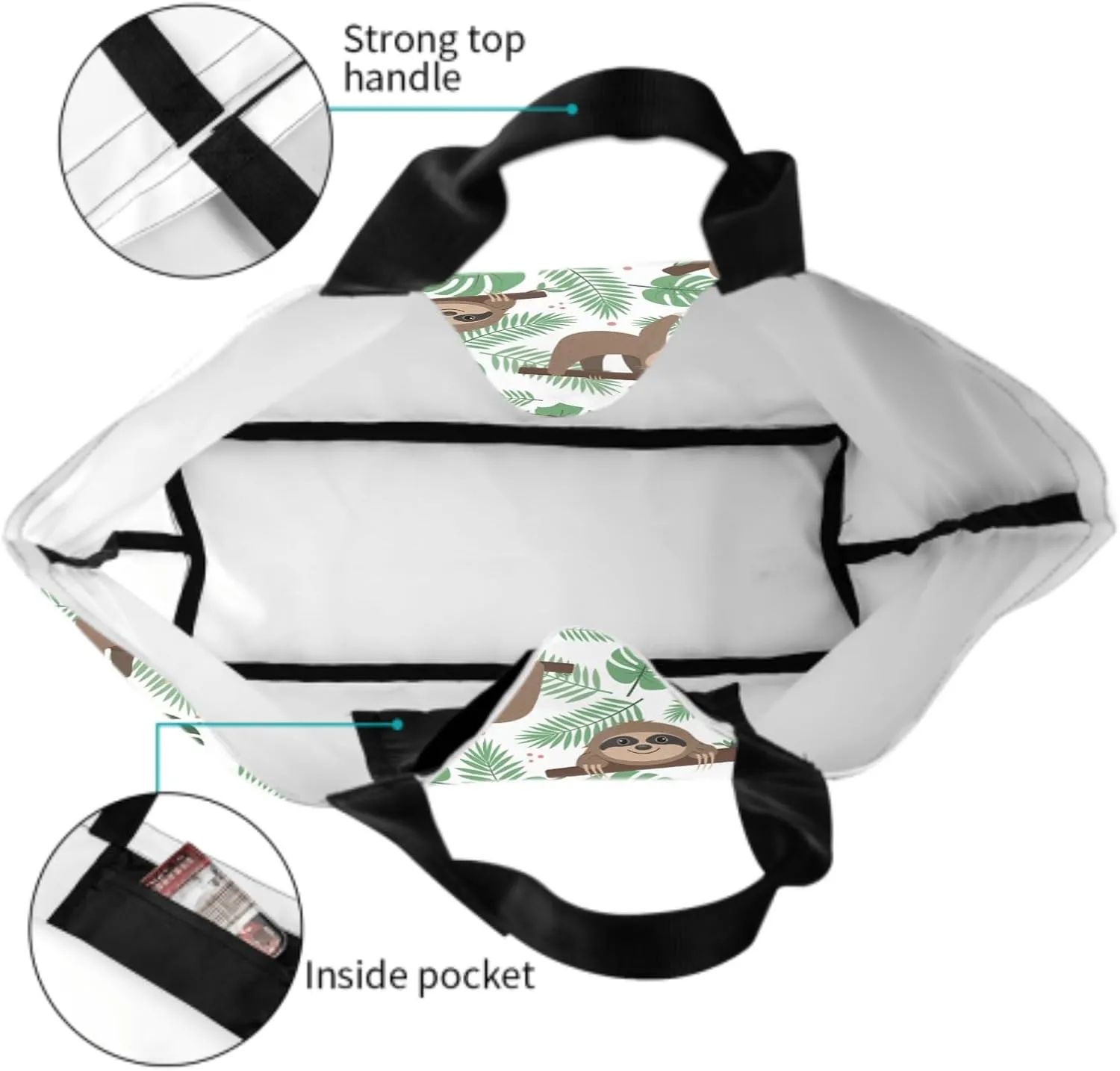 Shoulder Bag Large Reusable Eco-friendly Shopping Bags Portable Storage Handbag