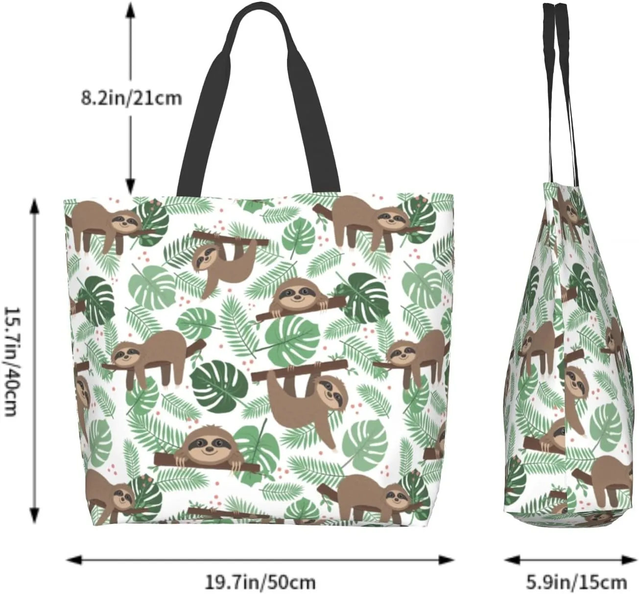 Shoulder Bag Large Reusable Eco-friendly Shopping Bags Portable Storage Handbag