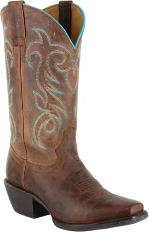 Shyanne Women's Xero Gravity Embroidered Performance Western Boot Square Toe - Bbwp-01