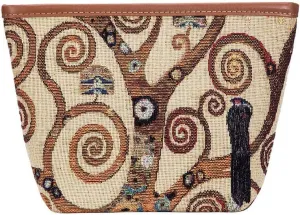 Signare Tapestry Women Bags inspired by Gustav Klimt (MAKEUP-ART-GK-TREE)