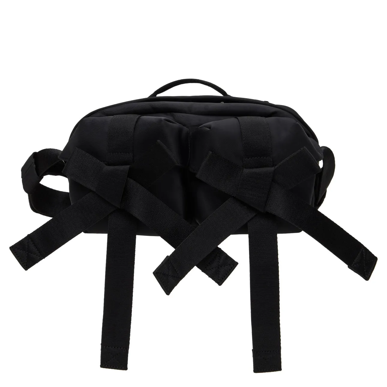 Simone Rocha Black Beaded Classic Bow Bag
