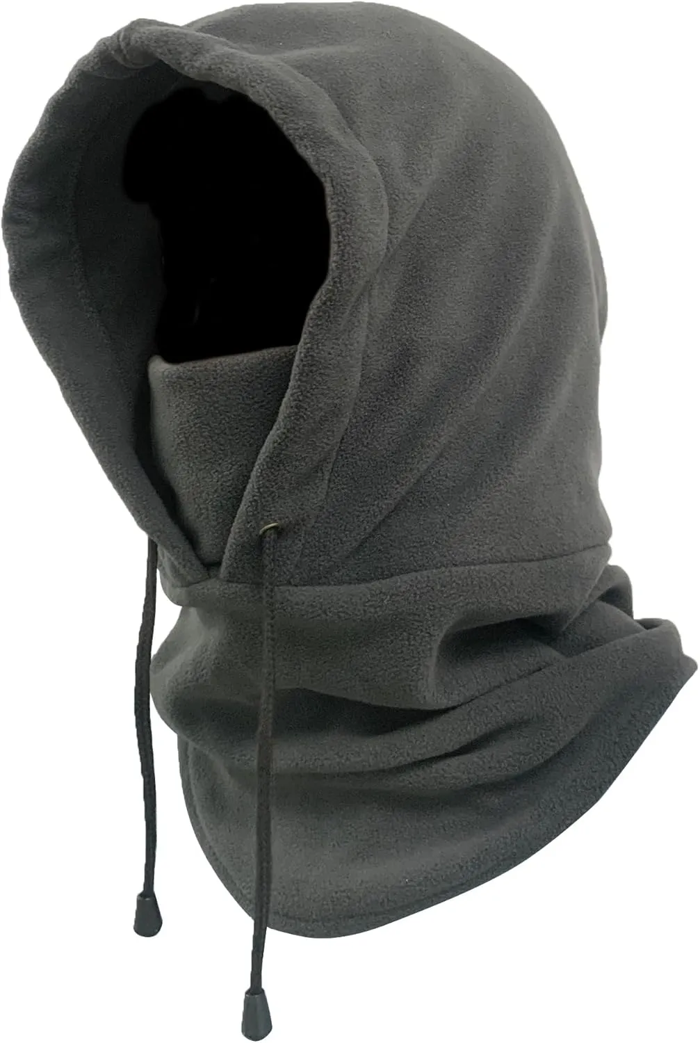 Ski Mask Fleece Thermal Balaclava Mens Women Cold Weather Absorbent Soft Headband with Drawstring Outdoor Working
