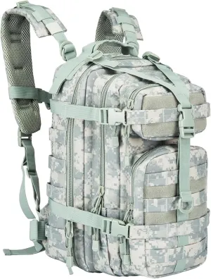 Small 30L Assault Backpack Military Tactical Backpack Tactical Bag for Outdoor Hiking Camping Travel Army Hunting Rucksack (ACU)