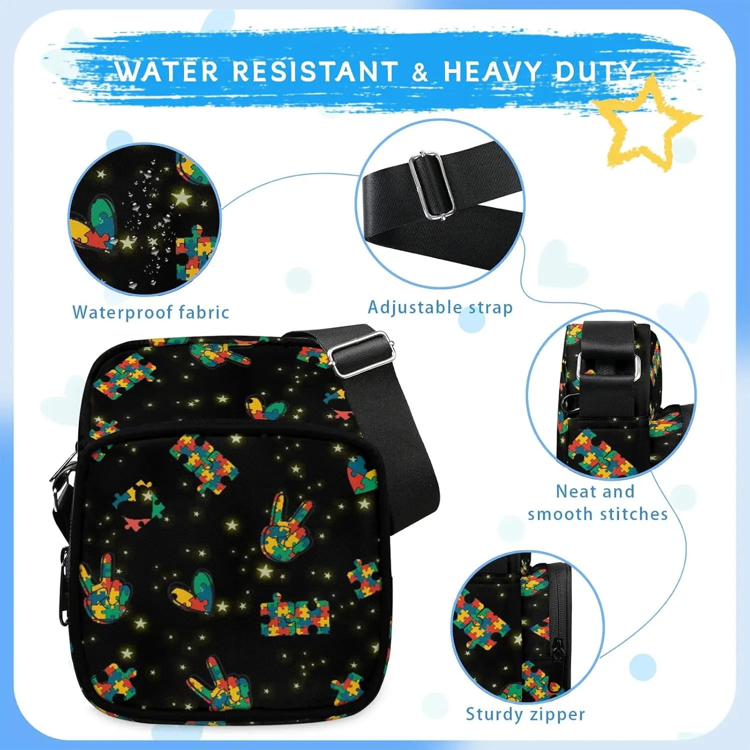 Small Crossbody Purses for Kids Age 4-12 Cute Little Messenger Bag Mini Shoulder Bag Wallet Purse for Boys Girls Travel