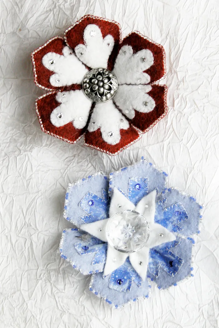 Snowflake Pins Pattern DBM-1301w  - Wholesale Product