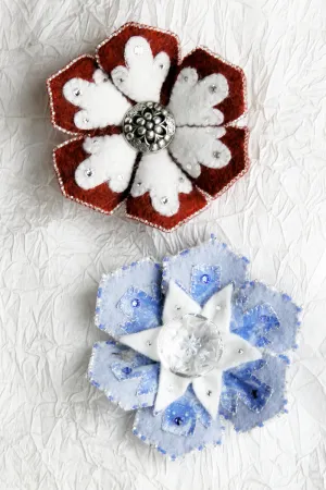 Snowflake Pins Pattern DBM-1301w  - Wholesale Product