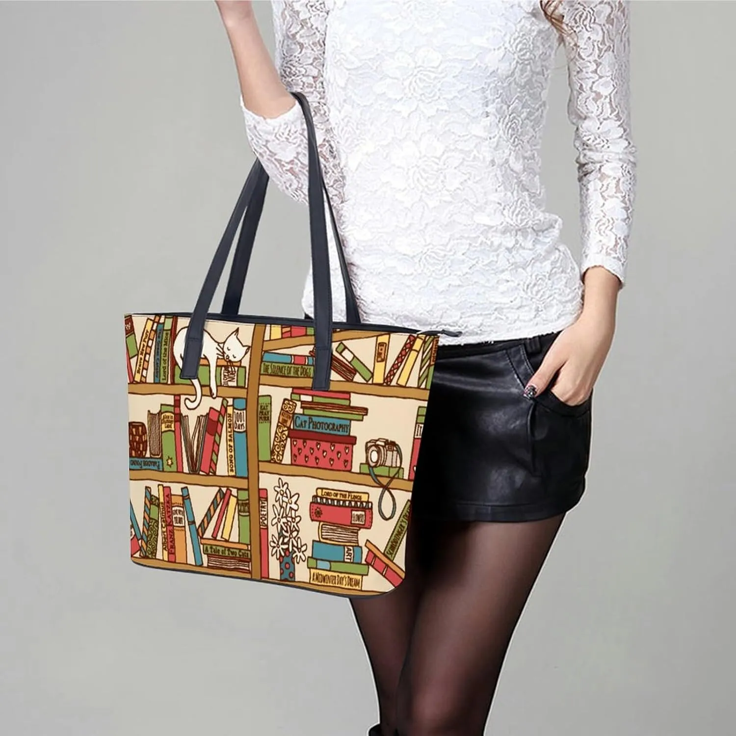 South Carolina Flag Art Leather Handbag Smooth Wrinkle Resistant Lightweight And Convenient