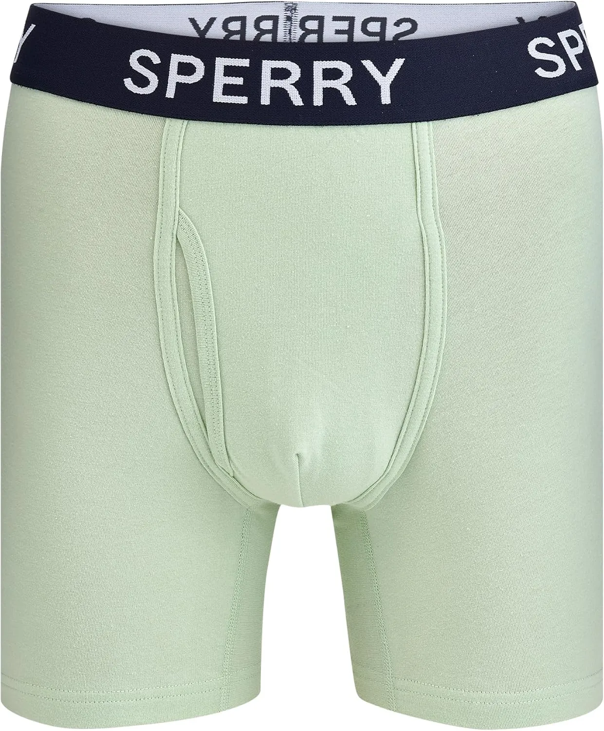 Sperry 4-Pack Mens Premium Cotton Stretch Boxer Briefs – Everyday Comfort Cotton Mens Boxer Briefs with Fly Pouch & 5” Inseam