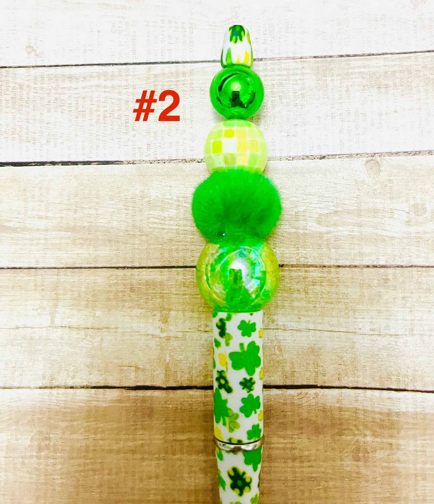St Patrick’s Day Patterned Pens  SOLD OUT