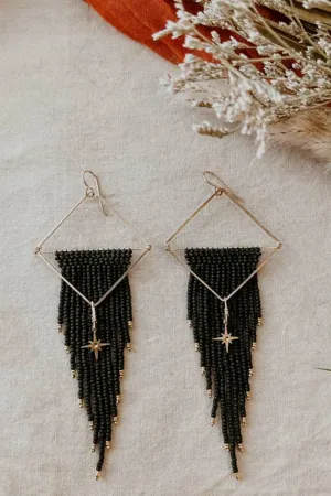 Starlight Set Hand Beaded Earrings