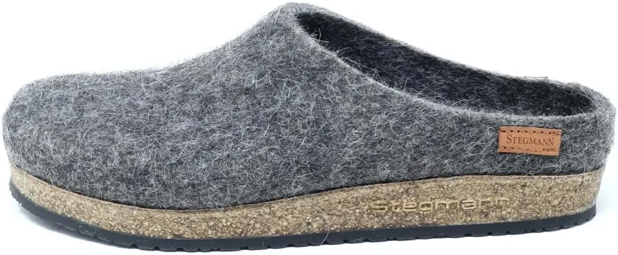 Stegmann Mens Eco Clog - Sustainable Wool with Cork Sole