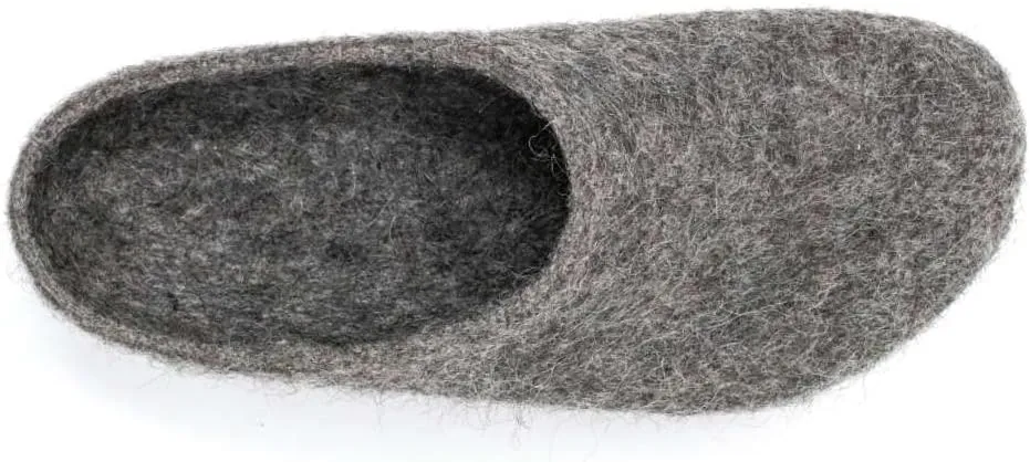 Stegmann Mens Eco Clog - Sustainable Wool with Cork Sole