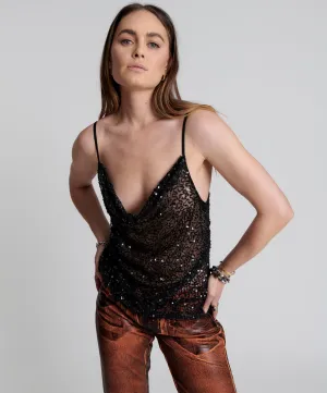 STELLAR HAND BEADED CAMI