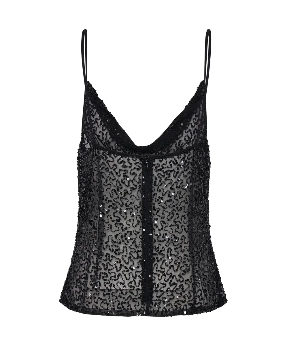 STELLAR HAND BEADED CAMI