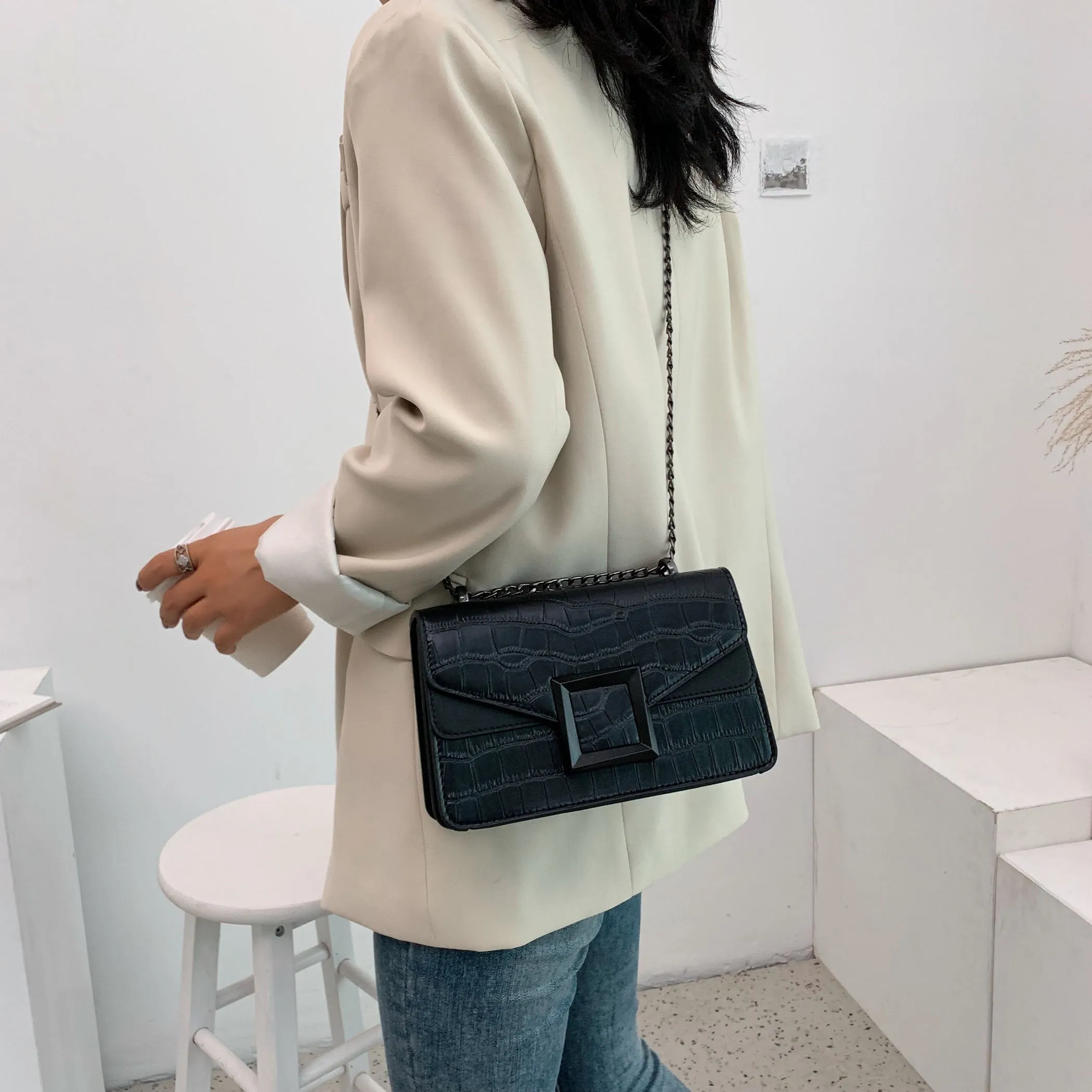 Stone Patterned Bag