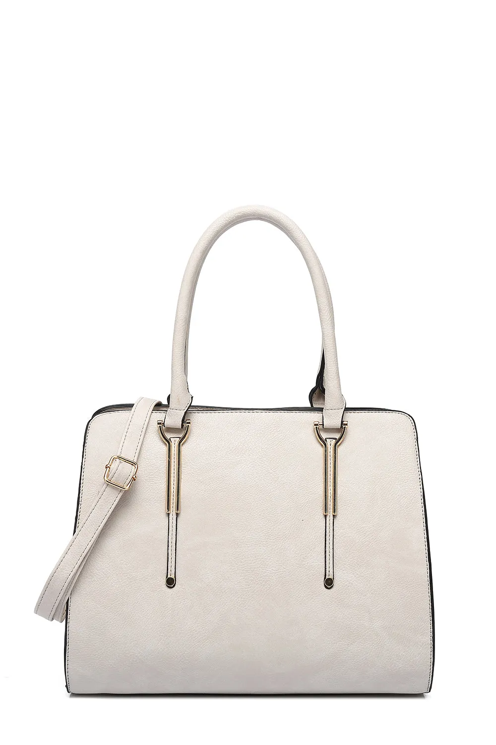 Structured Double Handle Tote 9521