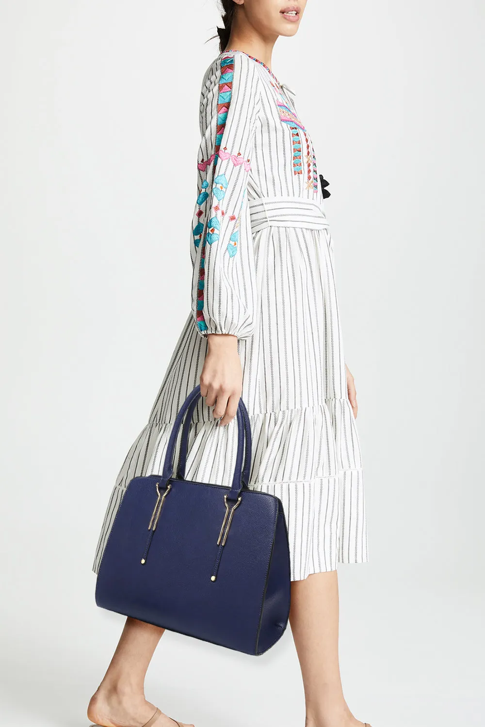 Structured Double Handle Tote 9521