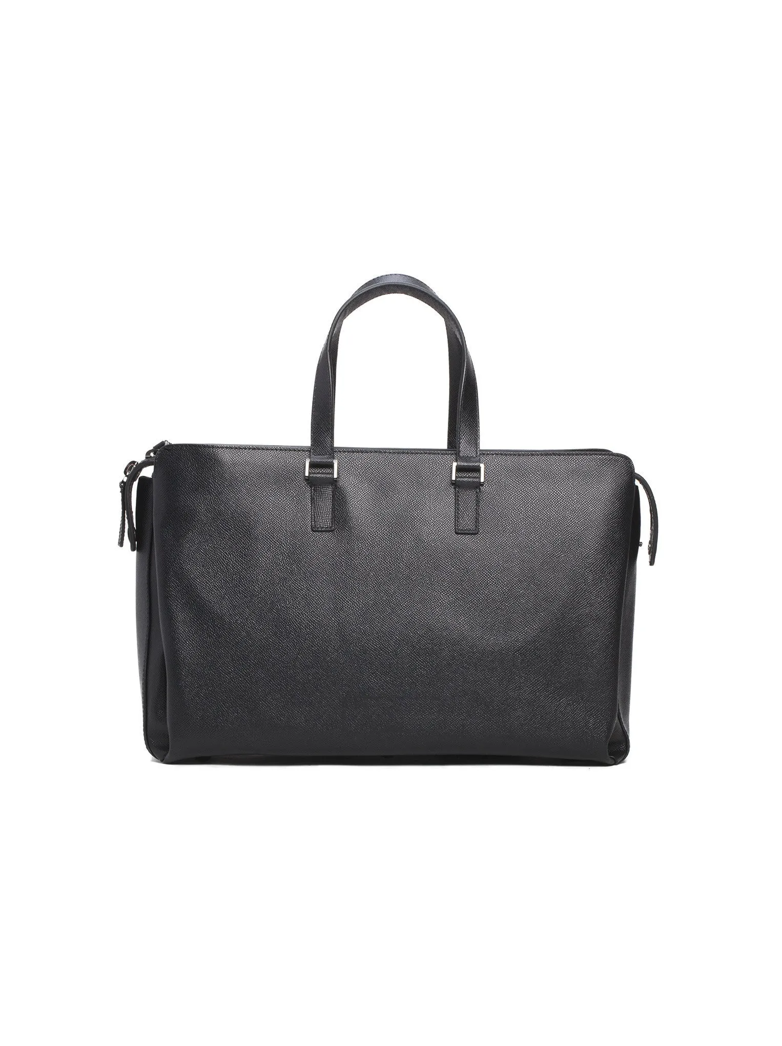 Structured Saffiano Leather Tote