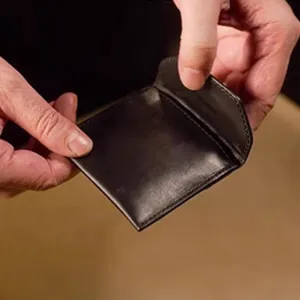 SUMAG Holster Purse Magic Tricks Coins Card into Purse Producing Magic Close up Street Illusions Gimmicks Mentalim