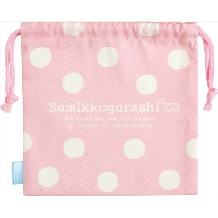 [Sumikko Gurashi] - Shirokuma no Furusato - Kinchaku Pouch - Furoshiki San-X Official Japan 2024