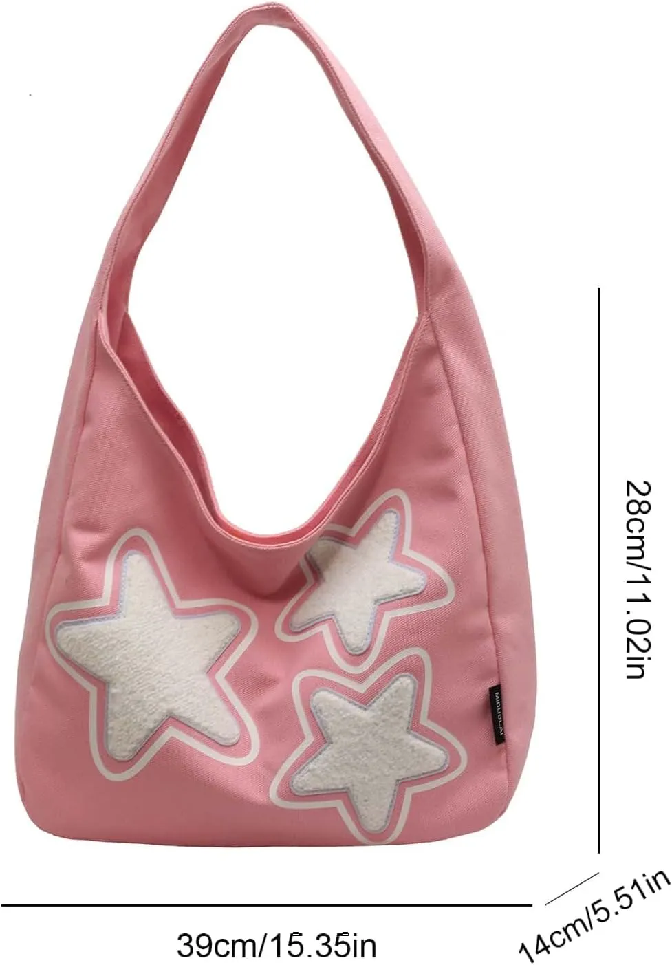 SweatyRocks Women's Color Block Large Capacity Shoulder Handbag Patterned Shopping Tote Bags