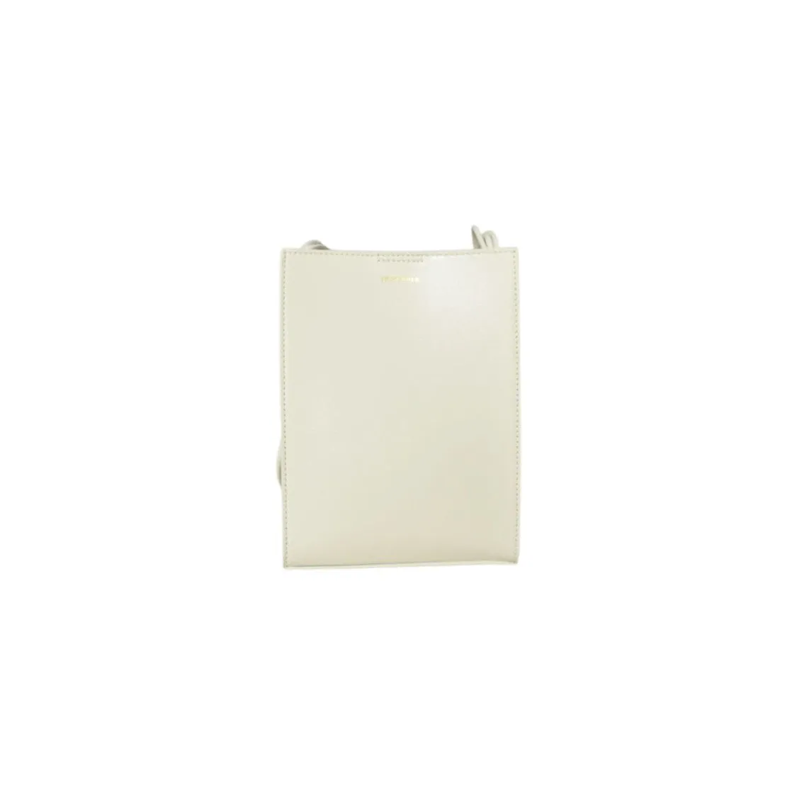 Tangle Small Cream Leather Crossbody Bag