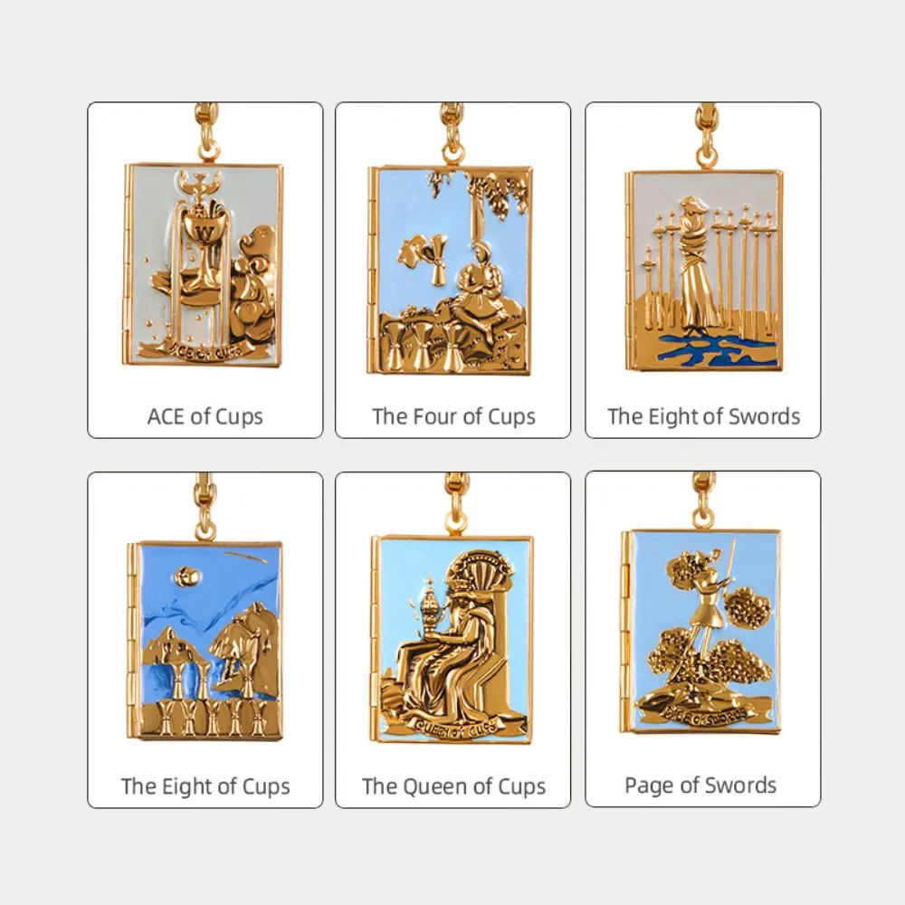 Tarot Locket Pendant Set C