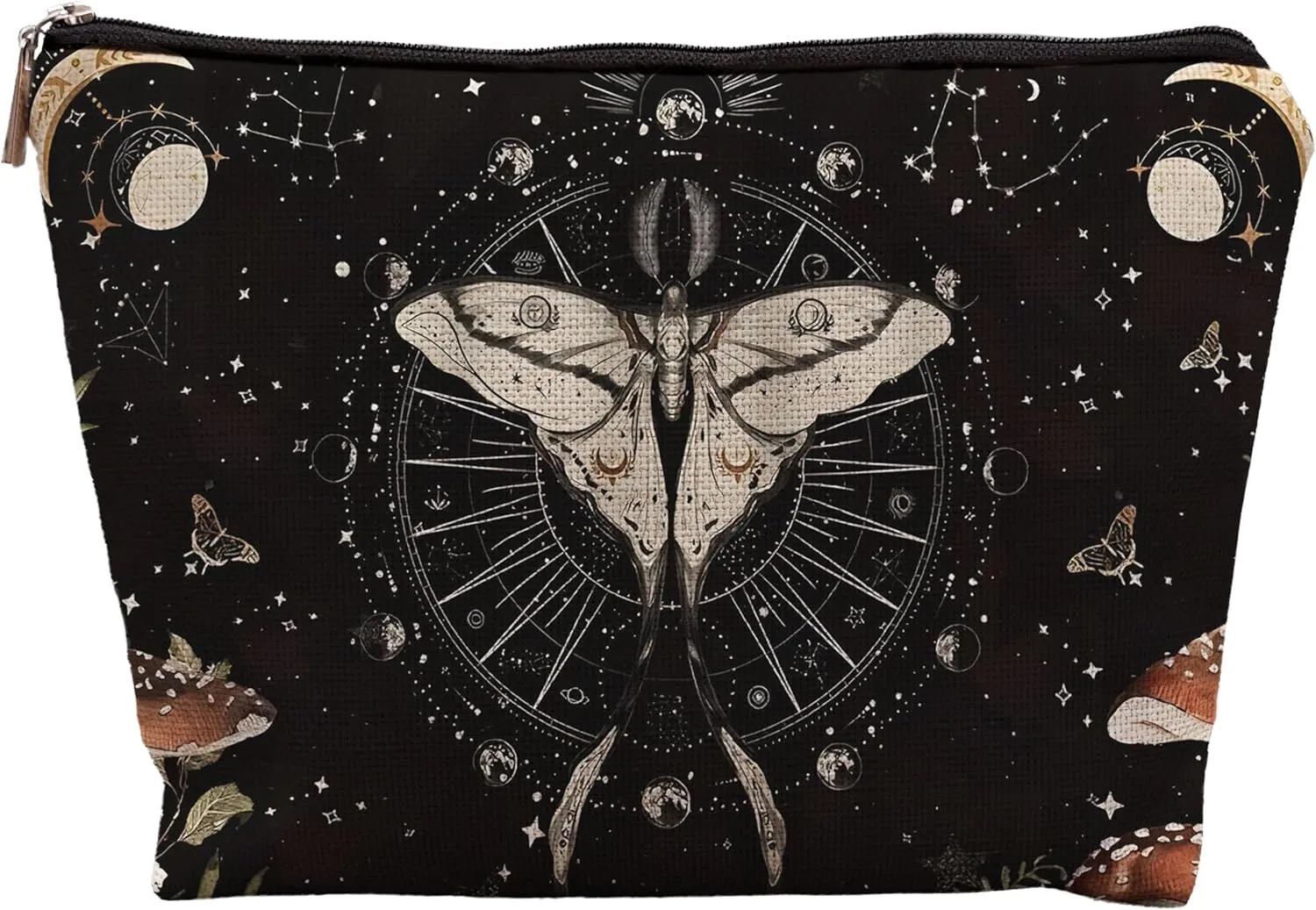 Tarot Moon, Astrology Gifts for Women - Gothic, Witchy Makeup Bag