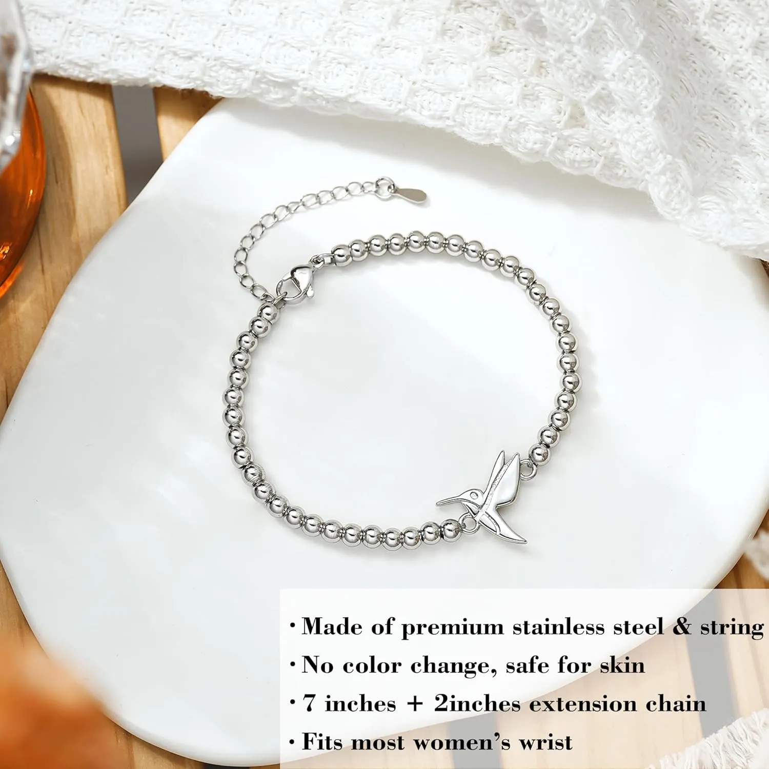 Tarsus Bracelets for Women, Horse/Owl/Butterfly/Hummingbird/Elephant/Turtle/Dragonfly Gifts for Women, Christmas Mothers Day Birthday Gifts