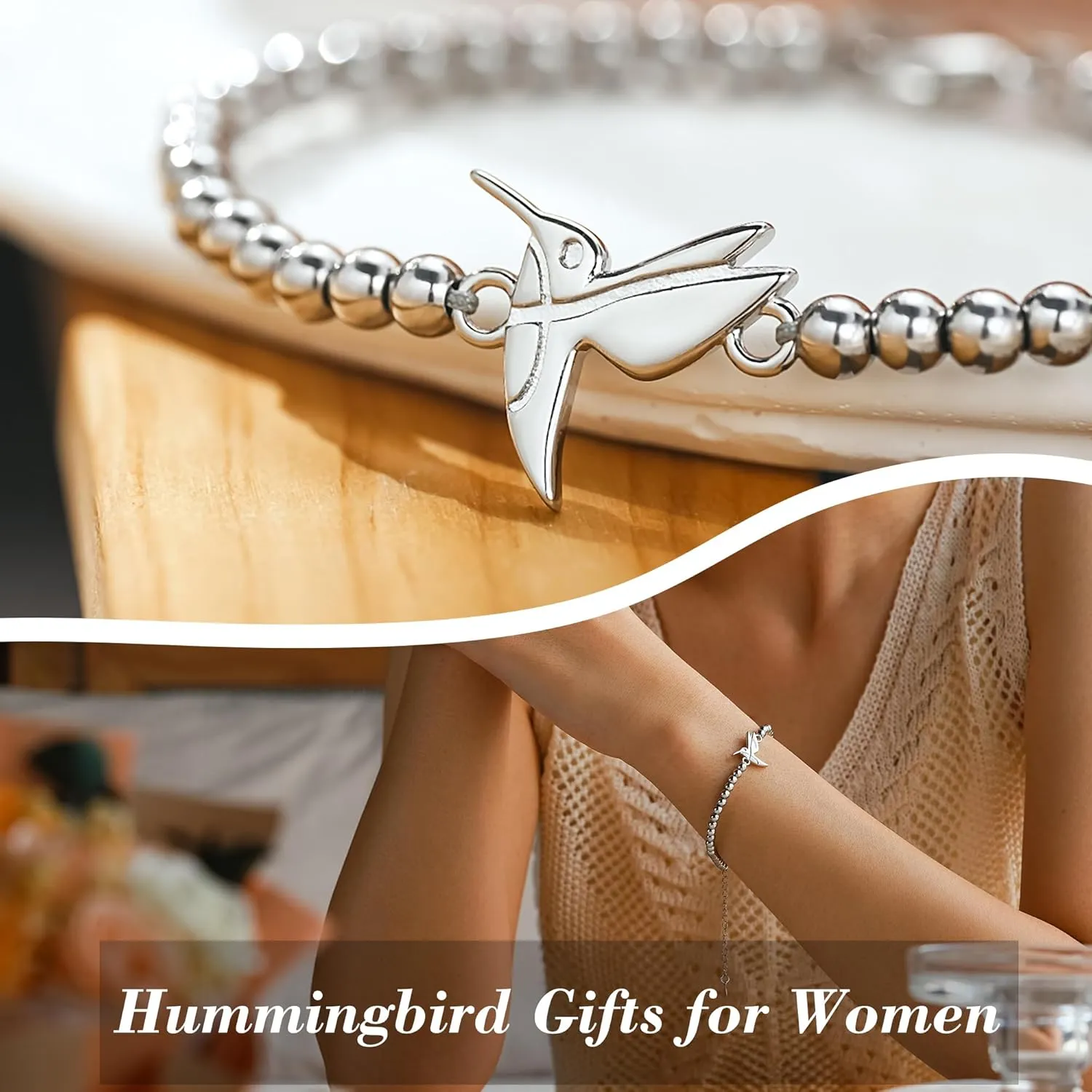 Tarsus Bracelets for Women, Horse/Owl/Butterfly/Hummingbird/Elephant/Turtle/Dragonfly Gifts for Women, Christmas Mothers Day Birthday Gifts
