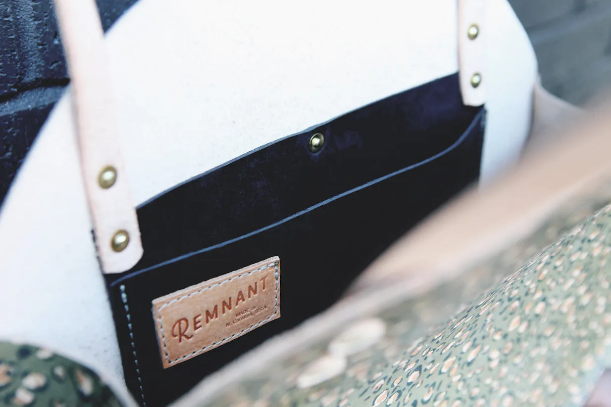 the roundabout, olive leopard print