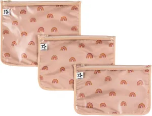 Tiny Twinkle Mess-proof Travel Bags, Airline Compliant, Zipper Closure, Clear Front Pouch, Diaper Bag Packing, Toiletry or Cosmetics Organizer
