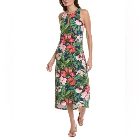 Tommy Bahama Jasmina Faraway Blooms Midi Dress